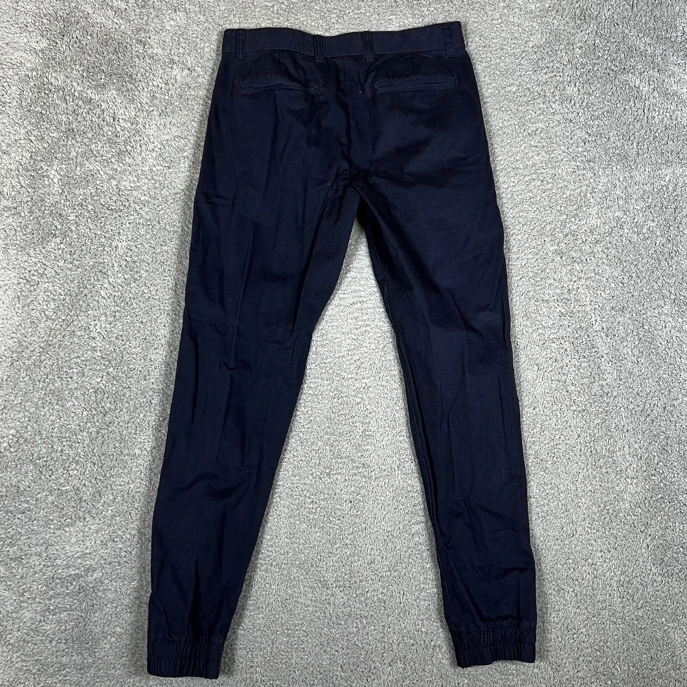 Old Navy Chino Pants 30 Mens Navy Blue Jogger Chino Casual Formal Office